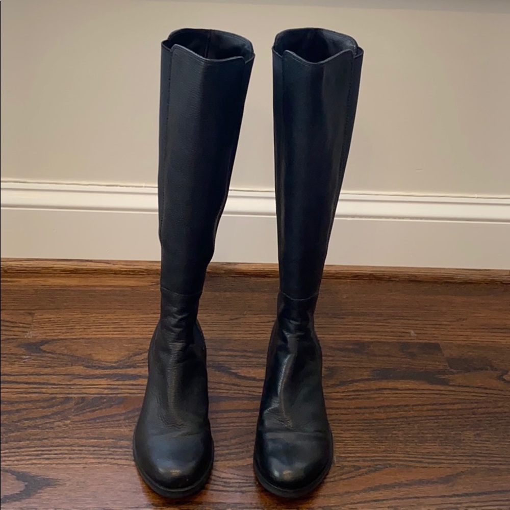 Cole Haan Black Tall Boots sz 7.5